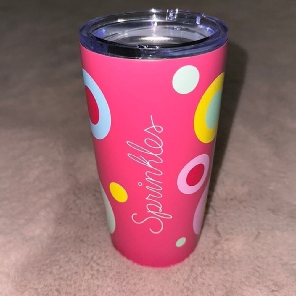Sprinkles 6.5” Tumbler NWOT
